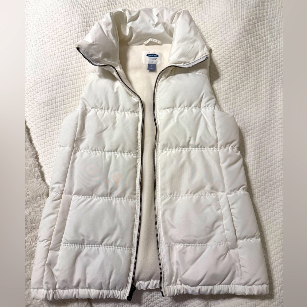 White Puffer Vest
